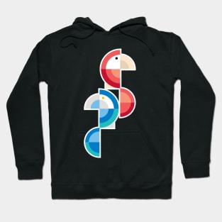 Quadrant Parrots Hoodie